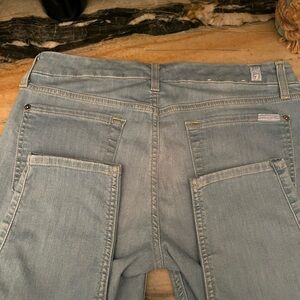 7 For All Mankind Denim sz 30. Straight leg. Light weight